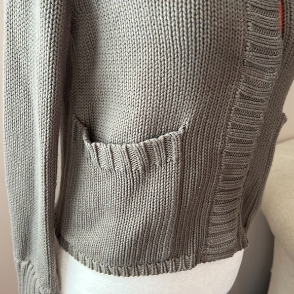 MODA International l Cotton Blend Long Sleeve Cardigan - Picture 5 of 7